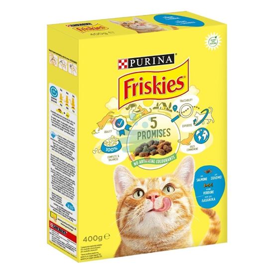 FRISKIES CROCCANTINI GATTO VERDURE E SALMONE 400GR