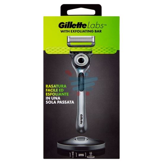 GILLETTE LABS RASOIO 1 LAMA E BASE MAGNETICA