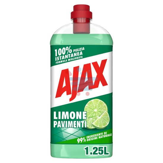 AJAX DETERGENTE LIQUIDO PAVIMENTO LIMONE 1250LT