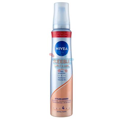 NIVEA SPUMA RICCI FLEXIBLE CURLS & CARE EXTRA FORTE 150ML