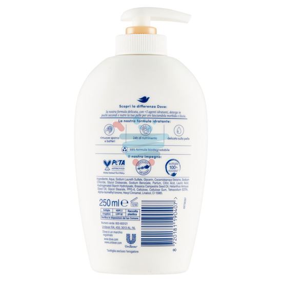DOVE SAPONE LIQUIDO SETA 250ML