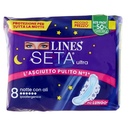 LINES SETA ULTRA NOTTE 8 PEZZI