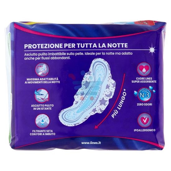 LINES SETA ULTRA NOTTE 8 PEZZI