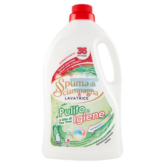 SPUMA DI SCIAMPAGNA LAVATRICE PULITO IGIENE 36 LAVAGGI 1620ML