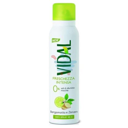 VIDAL DEO SPRAY BERGAMOTTO E ZENZERO FRESCHEZZA INTENSA 150ML