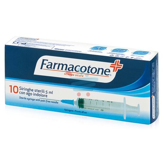 FARMACOTONE SIRINGHE STERILI DA 5ML 10 PEZZI