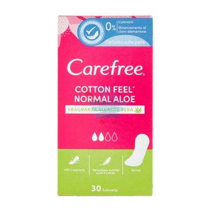 CAREFREE SALVASLIP COTTON FEEL ALOE 30 PEZZI