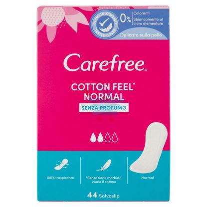 CAREFREE SALVASLIP COTTON FEEL NORMAL SENZA PROFUMO 44 PEZZI