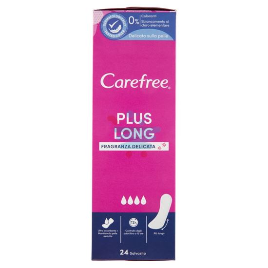 CAREFREE SALVASLIP PLUS LONG FRAGRANZA DELICATA  24 PEZZI