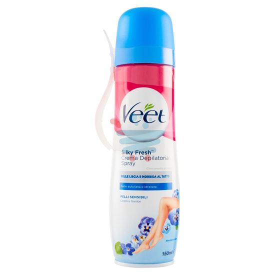 VEET CREMA DEPILATORIA PELLI SENSIBILI IN SPRAY PER CORPO GAMBE, ASCELLE E ZONA BIKINI 150 ML