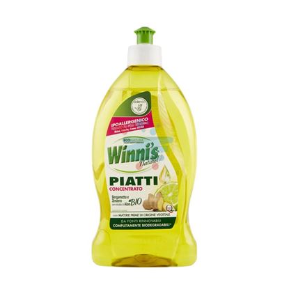 WINNI'S DETERSIVO PIATTI CONCENTRATO BERGAMOTTO E ZENZERO ED ESTRATTO DI ALOE 500ML