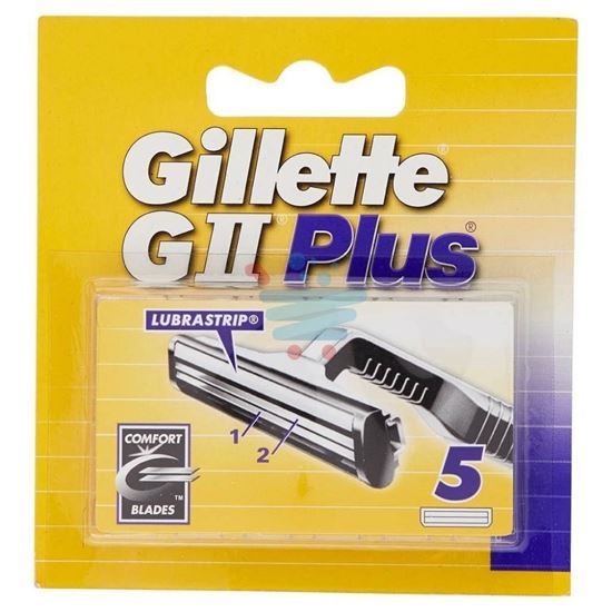 GILLETTE GII PLUS RICAMBI LAME 5 PEZZI