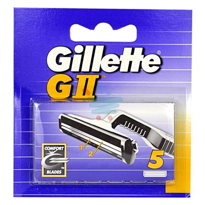 GILLETTE GII RICAMBI LAME 5 PEZZI