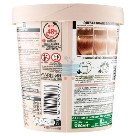 GARNIER GOOD 9.1 BIONDO VANIGLIA, COLORAZIONE PERMANENTE SENZA AMMONIACA, 90% ORIGINE NATURALE