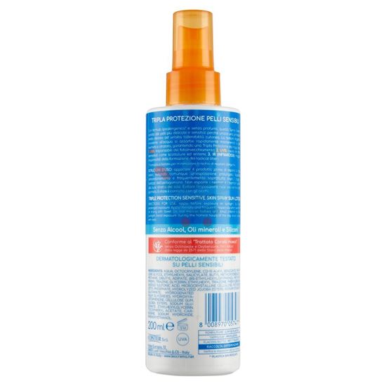 LEOCREMA SOLARE TRIPLA PROTEZIONE SPF50+ ALTA SPRAY SOLARE IDRATANTE 250 ML
