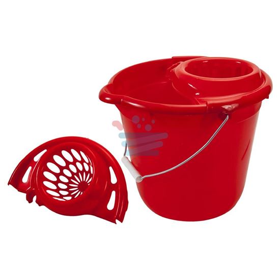 SECCHIO TONDO CON MANICO E STRIZZA MOP