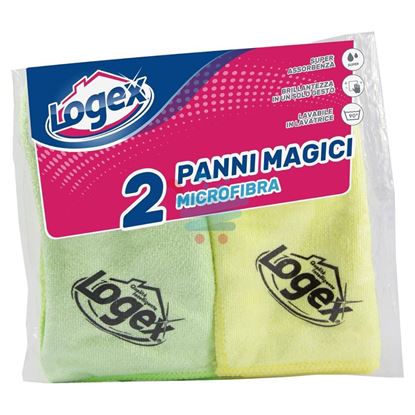 LOGEX 2 PANNI MAGICI MICROFIBRA 38X38CM