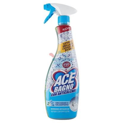 Flacone spray Ace Bagno Anticalcare Orchidea e Gelsomino 600ml senza candeggina