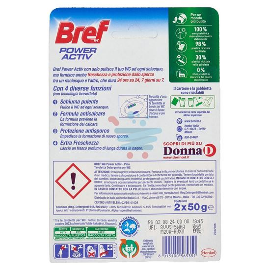 BREF WC POWER ACTIV PINO 2 X 50 GR