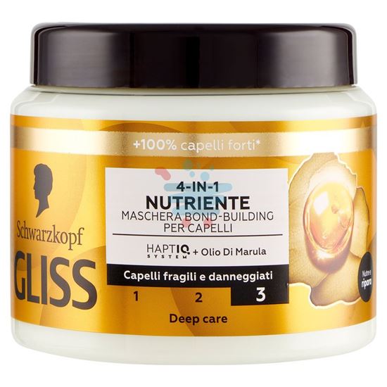 GLISS 4-IN-1 NUTRIENTE MASCHERA BOND-BUILDING PER CAPELLI 400 ML