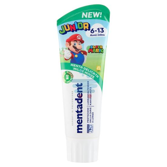 MENTADENT JUNIOR 6-13 ANNI SUPER MARIO MENTA DELICATA 75 ML
