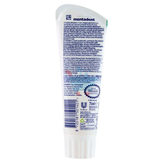 MENTADENT JUNIOR 6-13 ANNI SUPER MARIO MENTA DELICATA 75 ML
