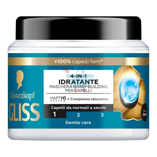GLISS MASCHERA CAPELLI 4in1 IDRATANTE CAPELLI DA NORMALI A SECCHI 400 ML