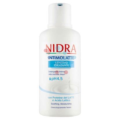 NIDRA INTIMOLATTE LENITIVO IDRATANTE DETERGENTE INTIMO PH 4.5 500 ML