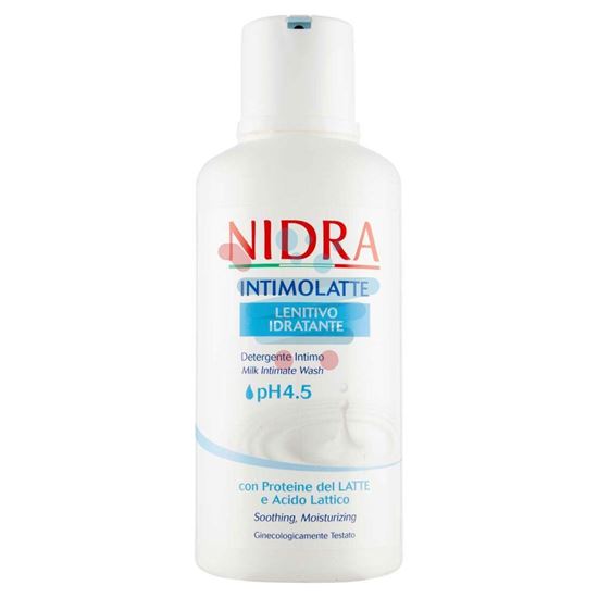 NIDRA INTIMOLATTE LENITIVO IDRATANTE DETERGENTE INTIMO PH 4.5 500 ML
