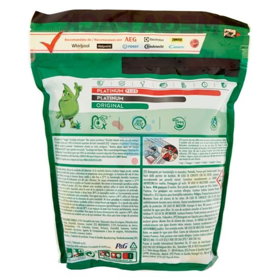 FAIRY ORIGINAL ALL IN ONE DETERSIVO PER LAVASTOVIGLIE LEMON 57 CAPSULE