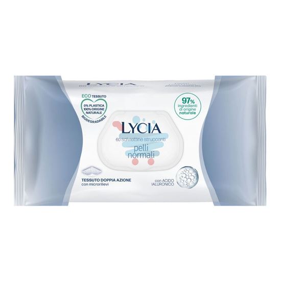 LYCIA SALVIETTE STRUCCANTI PELLI NORMALI 60 PEZZI