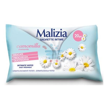 MALIZIA SALVIETTE INTIME ALLA CAMOMILLA 20PZ