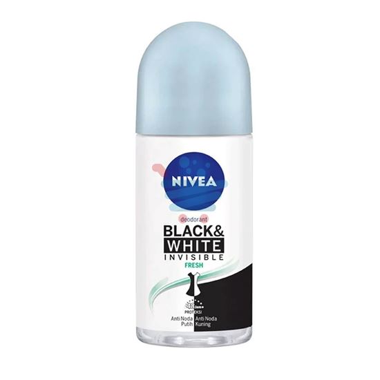 NIVEA DEO ROLLON INVISIBLE B&W MEN FRESH 50ML
