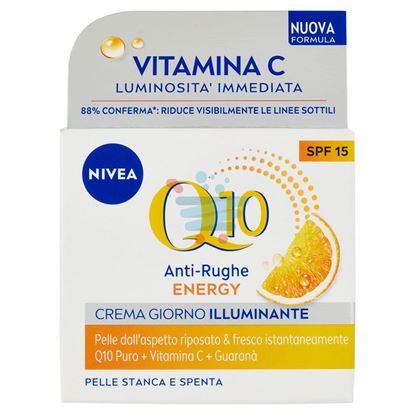 NIVEA Q10 ANTI-RUGHE ENERGY CREMA GIORNO ILLUMINANTE SPF 15 PELLE STANCA E SPENTA 50 ML