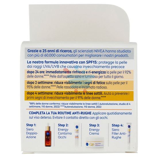 NIVEA Q10 ANTI-RUGHE ENERGY CREMA GIORNO ILLUMINANTE SPF 15 PELLE STANCA E SPENTA 50 ML