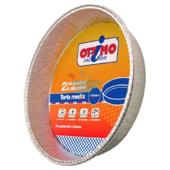 OTTIMO CONTENITORE ALLUMINIO TONDO MEDIO