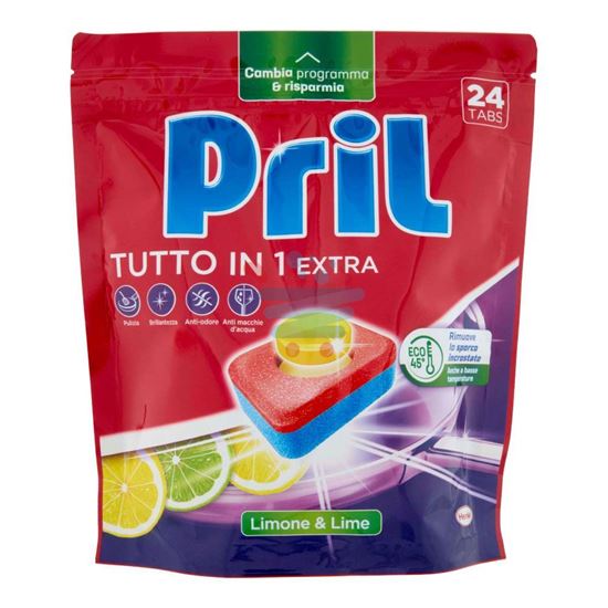 PRIL TUTTO IN 1 EXTRA TABS LIMONE LIME 24PZ 398 GR