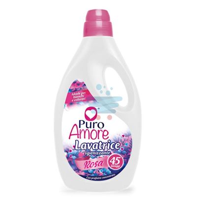 PURO AMORE LAVATRICE LIQUIDO ROSA 45 LAVAGGI
