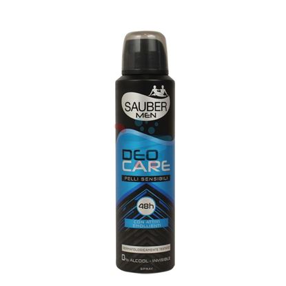 SAUBER MEN DEO CARE PELLI SENSIBILI 48h SPRAY 150 ML