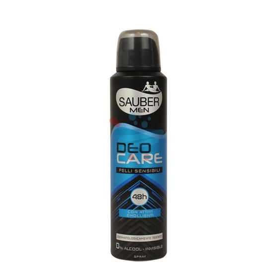 SAUBER MEN DEO CARE PELLI SENSIBILI 48h SPRAY 150 ML