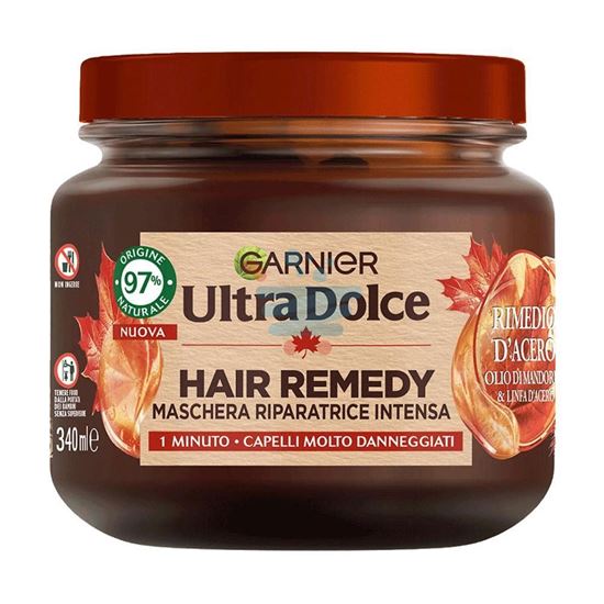 GARNIER ULTRA DOLCE HAIR REMEDY MASCHERA RIPARATRICE INTENSA RIMEDIO D`ACERO 340ML
