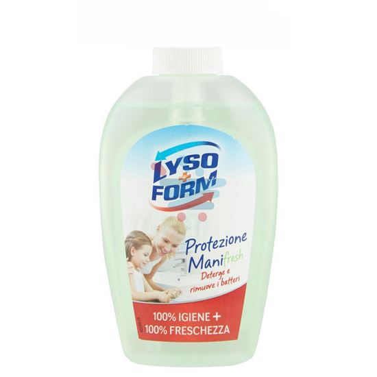 LYSOFORM PROTEZIONE MANI SAPONE LIQUIDO FRESH DETERGE E RICARICA 250 ML