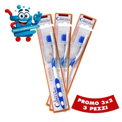 PROMO 3X2 PASTA DEL CAPITANO SPAZZOLINO FAMILY MEDIO