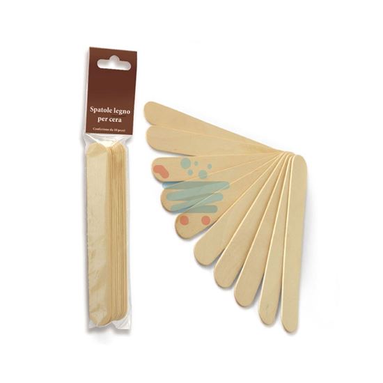 HOLIDAYS SPATOLA STENDICERA IN LEGNO MONOUSO 10PZ