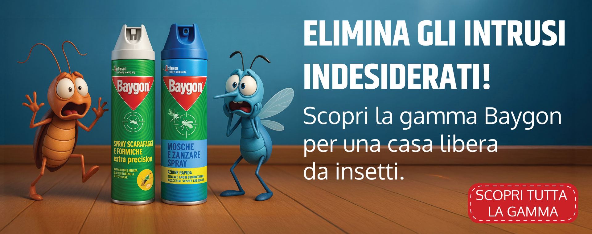 Baygon il terrore di tutti gli insetti