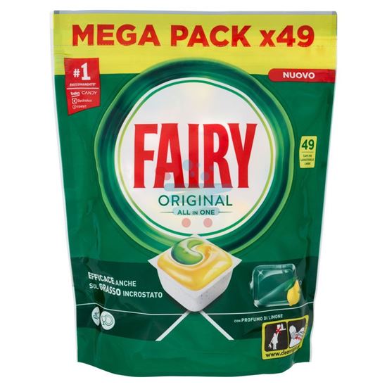 FAIRY PASTIGLIE LAVASTOVIGLIE ORIGINAL ALL IN ONE LIMONE 49 CAPSULE 662 GR