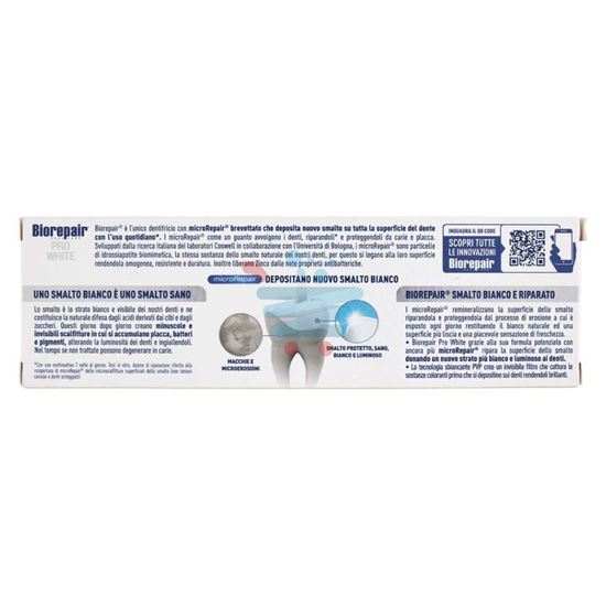 BIOREPAIR DENTIFRICIO FORMULA POTENZIATA PRO WHITE 75ML