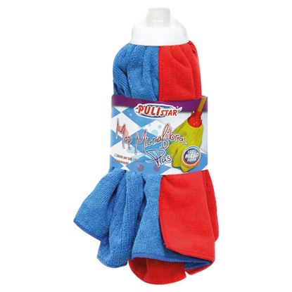 PULISTAR MOP MICROFIBRA BIPANNO PLUS