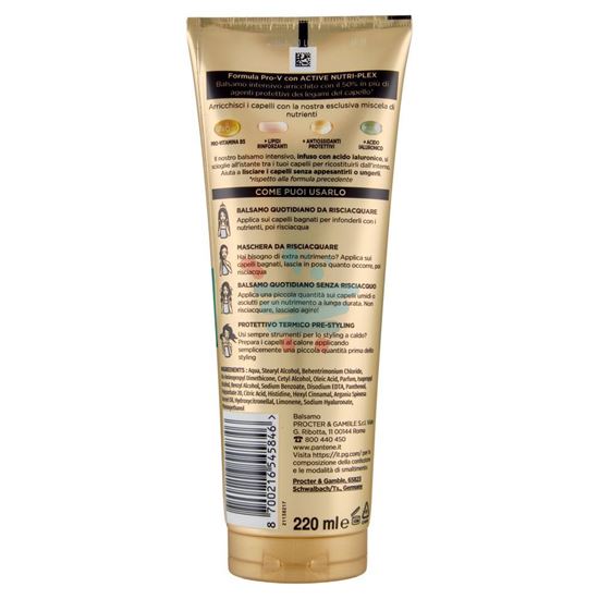 PANTENE BALSAMO MIRACLE 3MIN LISCI EFFETTO SETA 220ML