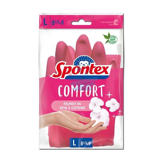 SPONTEX GUANTI CASALINGHI COMFORT TAGLIA L